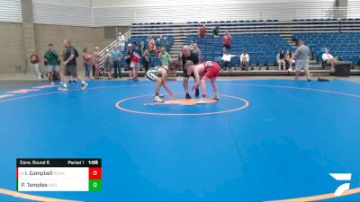 116 lbs Cons. Round 6 - Isaac Campbell, Red Cobra Wrestling Academy vs Porter Temples, Westfield