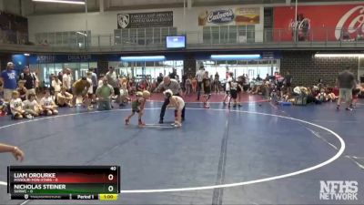 40 lbs Quarters & 1st Wb (16 Team) - Liam ORourke, Missouri Mon-Stars vs Nicholas Steiner, SVRWC