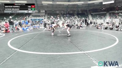 75 lbs Rr Rnd 1 - Grayson Varnell, TTWC Blue vs Cayson Delgado, Prime Wrestling