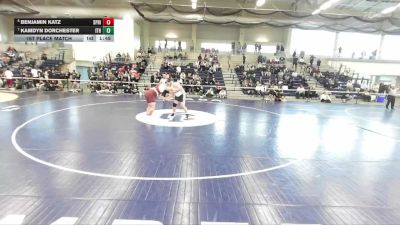 285 lbs 1st Place Match - Benjamin Katz, Springfield vs Kamdyn Dorchester, Ithaca