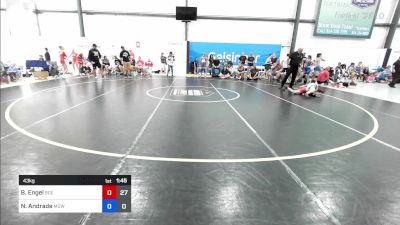 43 kg Rr Rnd 3 - Brynn Engel, Badger Girls Elite vs Natalie Andrade, MGW Bittersweet Mint