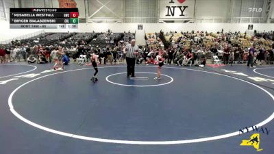 65 lbs Quarterfinal - Rosabella Westfall, Geneva Wrestling Club vs Brycen Bialaszewski, Club Not Listed