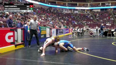 152 lbs Quarterfinal - Cade Campbell, Nazareth Area vs Ian Longenberger, Boiling Springs