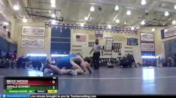 182 lbs Quarterfinal - Gerald Schmidt, Selah vs Bruce Watson, West Valley (Spokane)