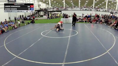 135 lbs Landri VonGonten, Texas Blue vs Averie Counts, Kansas