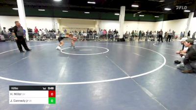 112 lbs Consi Of 16 #1 - Harley Miller, OK vs Jeremy Cannedy Jr, VA