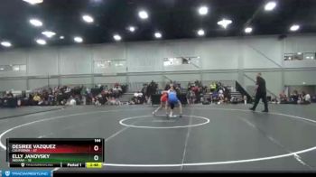 144 lbs Placement Matches (8 Team) - Desiree Vazquez, California vs Elly Janovsky, Indiana