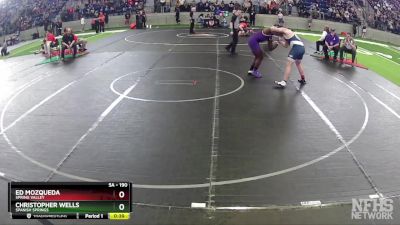 190 lbs Cons. Round 2 - Christopher Wells, Spanish Springs vs Ed Mozqueda, Spring Valley