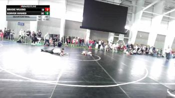 62 lbs Quarterfinal - Brodie Wilkins, Uintah Wrestling vs Korver Hughes, JWC