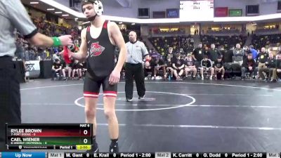 132 lbs Consolation Wb - Rylee Brown, 7-Fort Dodge vs Cael Wiener, 6-Ankeny Centennial