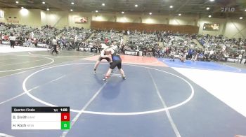 215 lbs Quarterfinal - Bear Smith, Unattached vs Hudson Koch, Nevada Elite