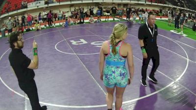 140-145 lbs Champ. Round 5 - Zoe Fries, Idaho vs Haley Wilson, Montana