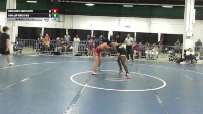 150 lbs Round Of 128 - Brayden Bringer, GA vs Khalif Rhodes, NC