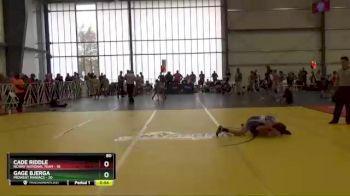 80 lbs Round 3 - Gage Bjerga, Midwest Maniacs vs Cade Riddle, NCWAY National Team