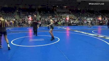 95 lbs Consolation - Kade Kluce, Dundee, Mi WC vs Gage Walker, Jay WC