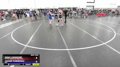 138 lbs Cons. Round 3 - Jonas Longsdorf, Victory School Of Wrestling vs Conner Markiewicz, AWA