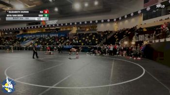 100 lbs Champ. Round 2 - Elizabeth Burns, Prairie, Cedar Rapids vs Mya Van Beek, Raccoon River-Northwest