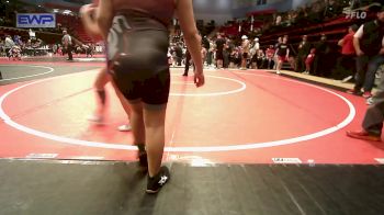 105 lbs Rr Rnd 2 - Evelyn Tillison, Fort Gibson Youth Wrestling vs Aubrie Smittle, Wagoner Takedown Club