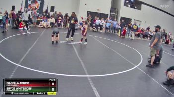 82 lbs Round 4 - Bryce Whitesides, Summerville Takedown vs Isabella Adkins, LWC: Raiders