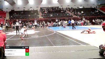 52 lbs Final - Houston Daniels, Skiatook Youth Wrestling 2022-23 vs Ryzen Johns, Collinsville Cardinal Youth Wrestling