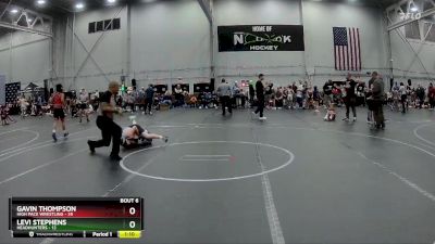 100 lbs Round 3 (4 Team) - GAVIN THOMPSON, High Pace Wrestling vs Levi Stephens, Headhunters