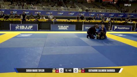 Katharine Salimene Barbosa vs Sarah Marie Taylor 2026 Pan Jiu Jitsu IBJJF Championship
