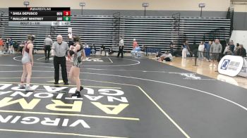 100 lbs Champ. Round 1 - Mallory Whitney, Jamestown vs Shea DeFusco, Mountain View