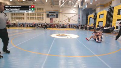 132 lbs Cons. Round 1 - Brayden Kelley, Middletown vs Quade Cummings, Caesar Rodney H S