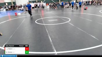 120-128 lbs Cons. Round 2 - John Mahrt, Aurora Wrestling Club vs Adaire Crane, Minden Wrestling Club