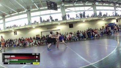 160 lbs Cons. Round 2 - Eddie Abel, Indiana vs Kelix Cooper, Indiana