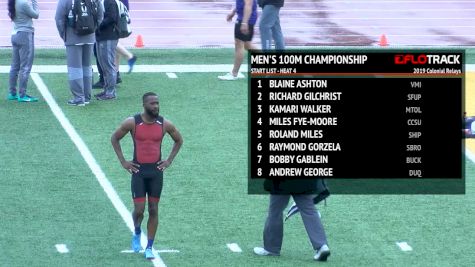Men's 100m Championship, Heat 4
