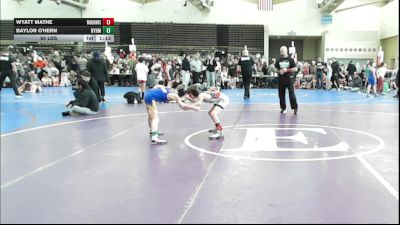 65 lbs Rr Rnd 7 - Wyatt Mathe, Warhawks - ESC vs Baylor O'Hern, Hammers- ESC