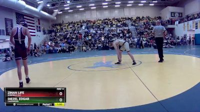 132 lbs Cons. Round 2 - Zinan Life, GARFIELD CLC vs Diezel Edgar, LAKEWOOD