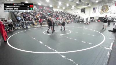 285 lbs Champ. Round 2 - Brandon Bass, Servite vs Carlos Barrera, Shadow Hills