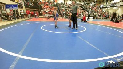 75 lbs Quarterfinal - Tinsley Paul, JWC vs Baylor Allison, Checotah Matcats