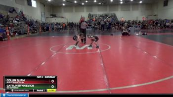 45 lbs Cons. Round 2 - Gattlin Rynkievich, No Nonsense vs Collin Quam, New London Spicer