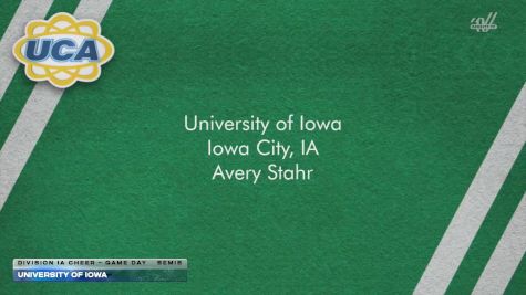 University of Iowa [2026 Division IA Cheer - Game Day Semis] 2026 UCA & UDA College Cheerleading and Dance Team National Championship