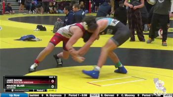 112 lbs Cons. Round 2 - Mason Blair, Dethrone vs Jake Dixon, NorCal Gold Rush Wrestling