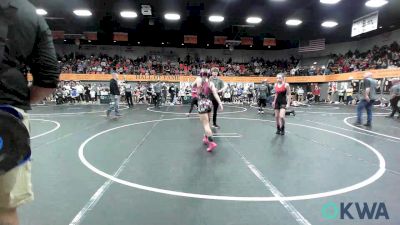 98 lbs Rr Rnd 1 - Bristol Walters, Elgin Wrestling vs Maleea LaFever, Newcastle Youth Wrestling