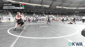 130 lbs Consi Of 4 - Travis Dupire, Eufaula Ironheads Wrestling Club vs Kayden Cleavinger, F-5 Grappling