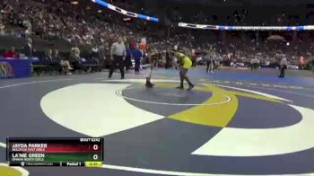 3rd Place Match - Jayda Parker, Bellevue East Girls vs La`Nie Green, Omaha North Girls