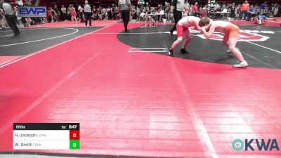 85 lbs Consi Of 4 - Hunter Jackson, Locust Grove Youth Wrestling vs Wade Smith, Tonkawa Takedown Club