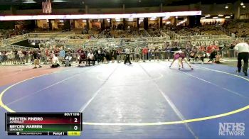 1A 126 lbs Cons. Round 3 - Brycen Warren, Lemon Bay vs Presten Pineiro, Astronaut
