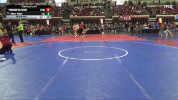144 lbs Semifinal - Ryker Hansen, Cheyenne East vs Tyler King, Glasgow Wrestling Club