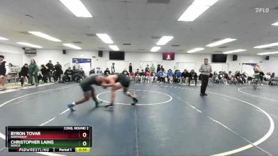 165 lbs Cons. Round 2 - Christopher Laing, Norco vs Byron Tovar, Northview