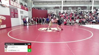 285 lbs Quarterfinal - Jack Laird, Cardinal Newman vs Austin Williams, Christian Brothers