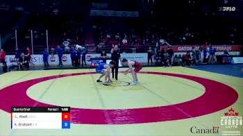 71kg Quarterfinal - Logan Abell, Lutte Élite Soulanges (L.E.S) Crazy Dogs vs Austin Brabant, K-Bay