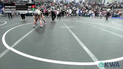 102 lbs Rr Rnd 2 - Sophie Ellis, Kingfisher YellowJackets vs Elena Lopez, Watonga Youth Wrestling