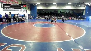 126 lbs Cons. Round 2 - Jude Woodruff, Cerritos vs Harry Wu, Northwood