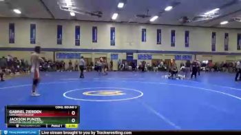 197 lbs Cons. Round 3 - Jackson Punzel, Wheaton College (Illinois) vs Gabriel Zierden, Concordia College